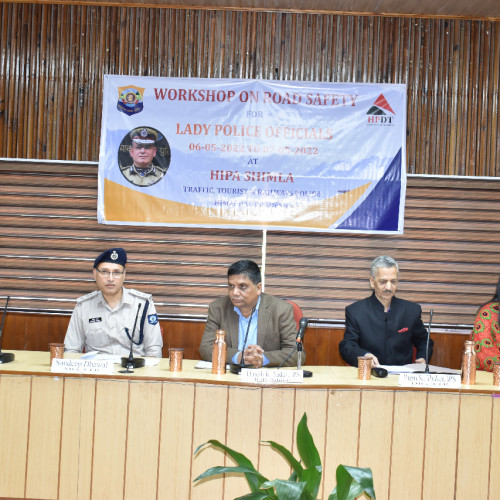 workshop on Road Safety for Lady police